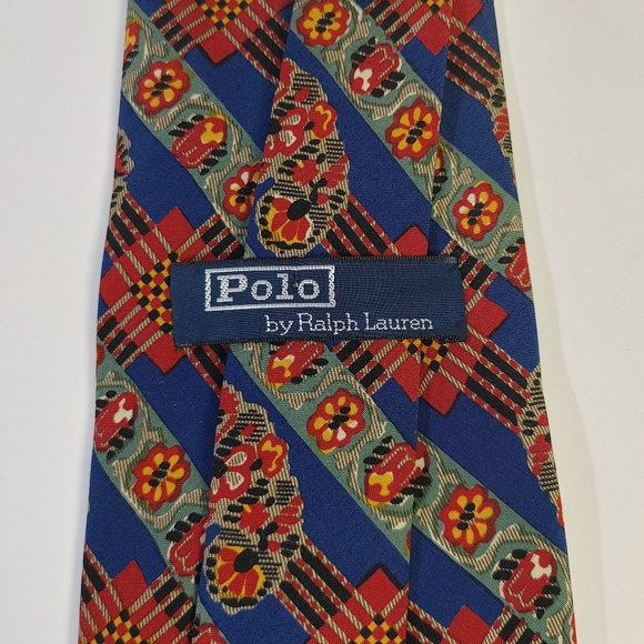 Vintage Polo by Ralph Lauren silk tie - Picture 4 of 5